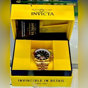 nvicta gold automatic watch (men's)